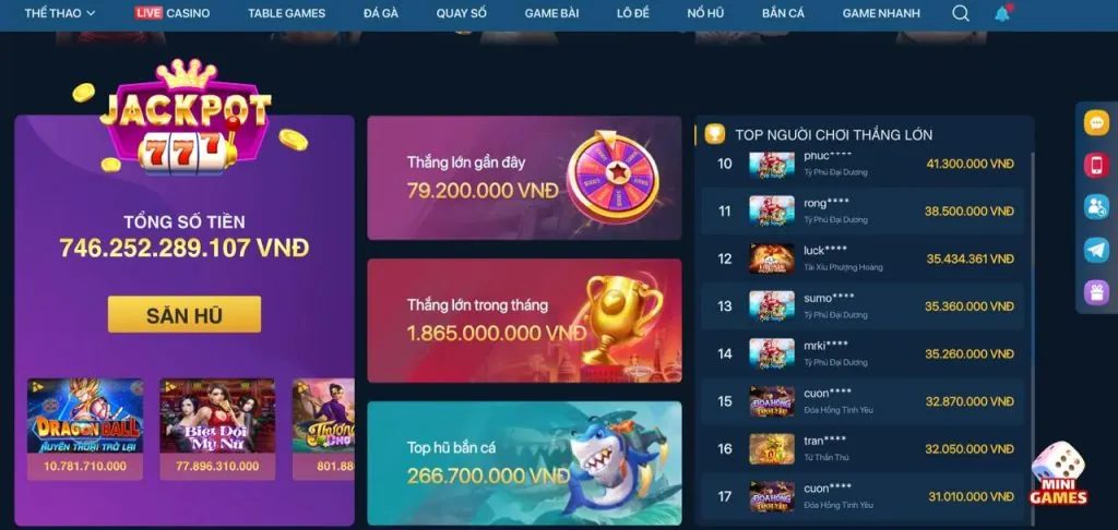 Thưởng Chào Mừng Bắn Cá 77win
